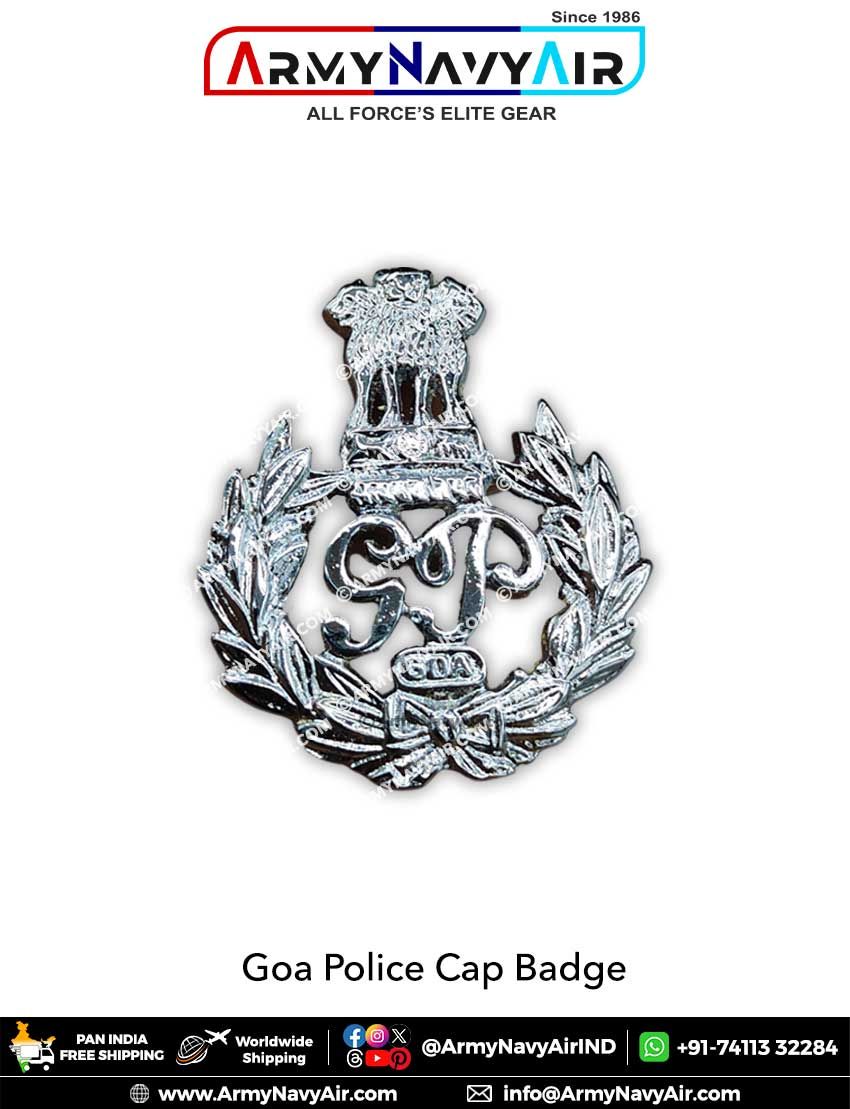 Buy Goa Police Cap Badge Online At ArmyNavyAir