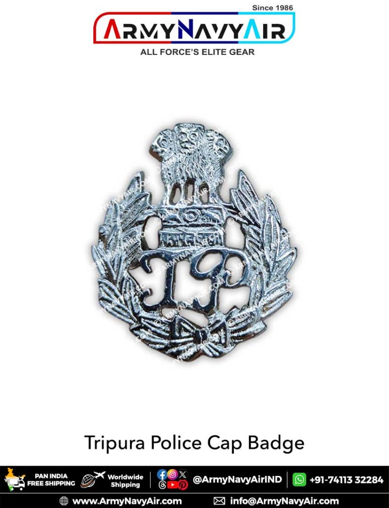 Buy Tripura Police Cap Badge Online At ArmyNavyAir