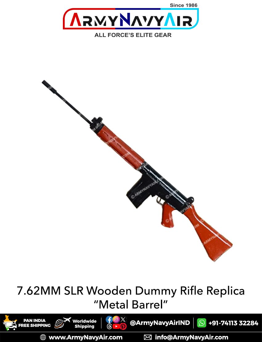 Buy 7.62 SLR Wooden Dummy Rifle at ArmyNavyAir.com