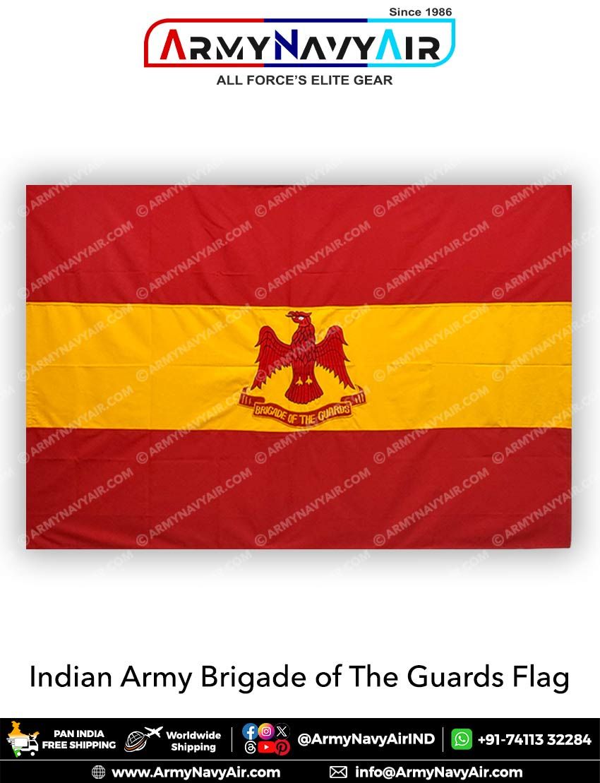 Buy Indian Army Brigade Of The Guards Flag Online at ArmyNavyAir.com