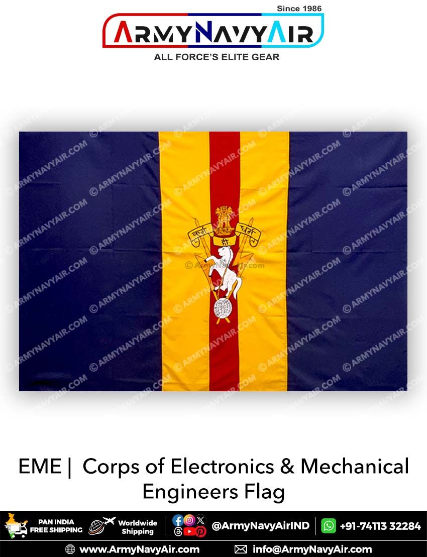 Buy Indian Army Corps Of Eme Flag Online At Armynavyair.com