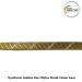 Synthetic Golden Zari Mylar Braid 13mm Lace | Chughs Navyug