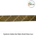 Synthetic Golden Zari Mylar Braid 19mm Lace | Chughs Navyug