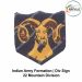 22 Mountain Division Formation Div Sign : ArmyNavyAir.com