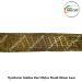 Synthetic Golden Zari Mylar Braid 25mm Lace | Chughs Navyug