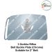 Army-Military 3 Gorkha Rifles Uniform Belt Buckle (Indian Army Infantry Regiments) 3 Gorkha Rifles Buckle Chrome (Suitable For 2" Belt of Leather- Nylon-Cotton )