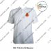 T-Shirt Indian Navy INS Brahmaputra Class | Indian Navy Surface Ship (FRIGATES) T Shirt PC With Collar (White)-INS Beas (F 37)-Small