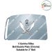 Army-Military 5 Gorkha Rifles Uniform Belt Buckle (Indian Army Infantry Regiments) 5 Gorkha Rifles Buckle Chrome (Suitable For 2" Belt of Leather- Nylon-Cotton )