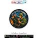 A high quality digital printed Air Defence Gunner Patch showing a tactical gunner in action with vibrant background artwork, designed for adventure lovers, action gamers, tactical sports players, and collectors.