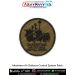 Akashteer Air Defence Control System Patch – olive tactical round patch showing Indian Army air-defence radar command vehicle – detailed black silhouette on olive background – collectible defence patch by ArmyNavyAir