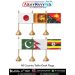 All Country Table Desk Flags : ArmyNavyAir.com