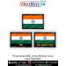 AMC India Flag Patch : ArmyNavyAir.com