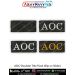Personalised AOC Fabric Shoulder Title (Slip-On) : ArmyNavyAir.com