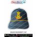 Bihar Regiment Cap with detailed embroidered Bihar Regiment insignia on high quality grey textured fabric designed by ArmyNavyAir for soldiers, ex servicemen, military enthusiasts, and collectors who prefer durable and comfortable regimental headgear that