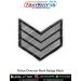 Chevron Police Rank Badge Black : ArmyNavyAir.com