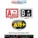 Blood Group Embroidery Patch : ArmyNavyAir.com