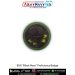 BSG Black Rose Proficiency Badge with green border. Round embroidered Bharat Scouts and Guides skill badge featuring black rose design, suitable for uniforms, sashes, backpacks and ceremonial wear.