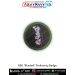 BSG Bluebell Proficiency Badge digital printed patch with green merrow border for Bharat Scouts and Guides uniform