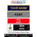 All India-State Civil Defence Uniform Name Plate (Acrylic) - ArmyNavyAir.com
