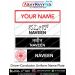 Taxi | Auto | Tempo | Bus Driver-Conductor Uniform Name Plate (Acrylic) : ArmyNavyAir.com