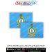 Indian Air Force No 2204 Squadron IAF Table Flag: ArmyNavyAir.Com