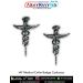 IAF Indian Air Force Medical Collar Badge Caduceus : ArmyNavyAir.com