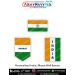 Personalised India Bharat Flag Banner : ArmyNavyAir.com