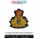 IN | Indian Navy Officer (Peak Cap) Badge Zari Hand Crafted : ArmyNavyAir.com