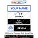 IOB | Indian Overseas Bank Uniform Name Plate (Acrylic) - ArmyNavyAir.com