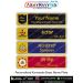 Personalised Name Plate Brass Karnataka : ArmyNavyAir.com