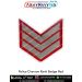 Chevron Police Rank Badge Red : ArmyNavyAir.com