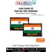 Kids Tiranga personalised patch combo pack of two featuring the Indian flag design with custom child name and optional blood group printed on premium fabric with merrow border suitable for school bags jackets sports gear and travel accessories