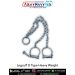 Legcuffs D Shape With Chains : ArmyNavyAir.com