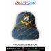 High quality Madras Regiment cap featuring detailed embroidered regimental insignia with crossed swords, circular emblem and banner, crafted for Indian Army personnel, veterans, NCC cadets and supporters who honour the proud heritage of the Madras Regimen