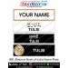 RBI | Reserve Bank Of India Uniform Name Plate (Acrylic) - ArmyNavyAir.com