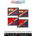 RPF Railway Protection Force Flag Patch : ArmyNavyAir.com
