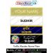All India-State Traffic Warden Uniform Name Plate (Acrylic) - ArmyNavyAir.com