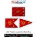 Indian Army UP-Uttar Pradesh Area Car Flag : ArmyNavyAir.Com