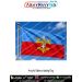 Army Air Defence Flag made from premium poly satin fabric flying on flagpole