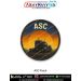 High quality Artillery Patch showing a gunner operating a field artillery cannon with bright fireblast effect, military uniform detailing, smooth printed fabric texture and reinforced merrow stitched border suitable for jackets, tactical gear and defence