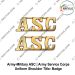 ASC Army Service Corps Shoulder Title Badge : ArmyNavyAir.com
