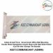 Indian Armed Force -Government Office Wall Mounting Double Sided Designation Acrylic Board with Wall Slide Holder (Can Be Inter Change The Boards)-ASST.COMMANDANT (ADMIN)