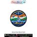 Atmanirbhar Bharat Self Reliant India Patch with Land Sea Air and Space Theme