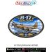 B-17 Flying Fortress Heavy Bomber Aircraft Patch for Aviation Enthusiasts and Collectors