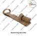Armed Forces-Police-Security (Bayonet Frog Cotton Web ) Web Equipment A Tubular Scabbard Fits Securing Bayonet With Provision in Back For Accommodate For Waist Belt