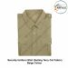 Security Uniform Shirt (Suiting Terry cot Fabric) (Half-Short Sleeve ) OR (Full Sleeve) With Breast Pockets & Scalloped Flaps & Shoulder Straps-Beige -Shirt Full Sleeves
