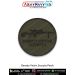Olive-drab embroidered patch featuring the silhouette of the Beretta Victrix Scorpio sniper rifle and text “BARRETT VICTRIX SCORPIO” — collectible precision rifle patch by ArmyNavyAir.