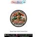 Bhagat Singh Inquilab Zindabad Patriotic Round Patch with Indian Tricolour Freedom Fighter Design