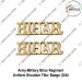 Bihar Regiment Shoulder Title Badge : ArmyNavyAir.com