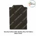 Security Uniform Shirt (Suiting Terry cot Fabric) (Half-Short Sleeve ) OR (Full Sleeve) With Breast Pockets & Scalloped Flaps & Shoulder Straps-Black-Shirt Full Sleeves